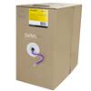 1000 ft Bulk Purple Cat 5e Stranded UTP Patch Cable - by the Roll