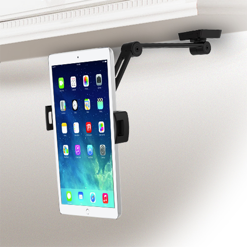 StarTech.com Supporto per tablet mobile con ruote bloccabili - Stand per  tablet ad altezza regolabile - Sostegno universale da pavimento per tablet  da