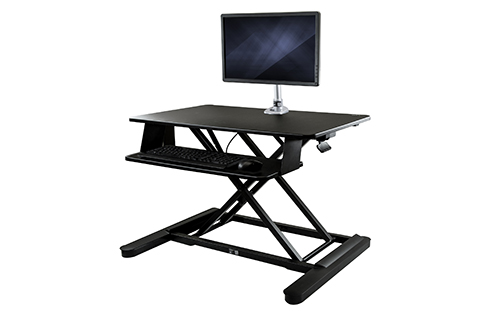 StarTech.com Sit Stand Desk Converter Workstation with One Touch Adjustment  - ARMSTS - Monitor Mounts 