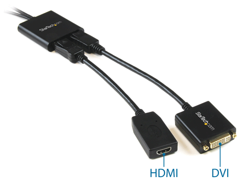 2 Port DP Multi Monitor Adapter MST Hub - DisplayPort and Mini 