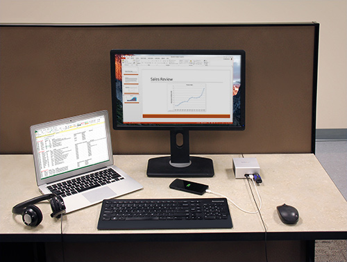 laptop docking station dual monitor setup