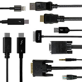 Computer Cables And Connectors Chart