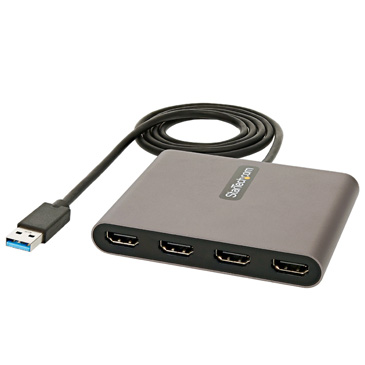 Stock Bureau - STARTECH.COM Adaptateur vidéo multi-écrans USB 3.0 vers  HDMI® - Carte graphique externe certifié DisplayLink™ - Ultra HD 4k
