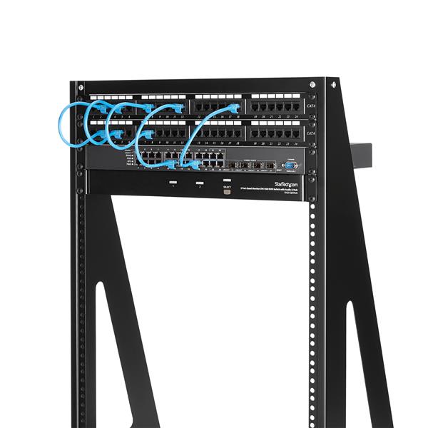 StarTech.com Rack de serveur robuste 12U /à 2 montants Armoire serveur /à cadre ouvert 2POSTRACK12