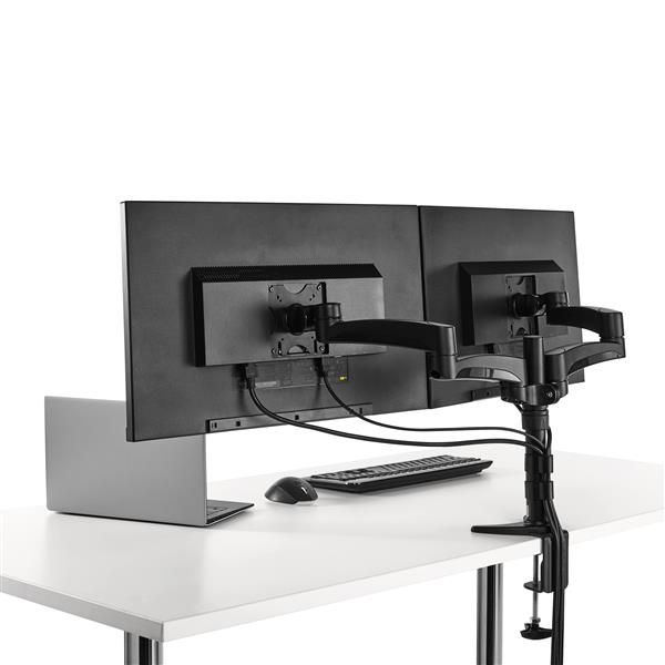 Desk Mount Dual Monitor Arm Articulating Startech Com Germany