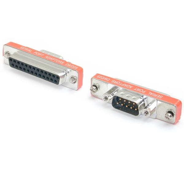 Slimline DB9 to DB25 Cable Adapter M/F Serial Adapters