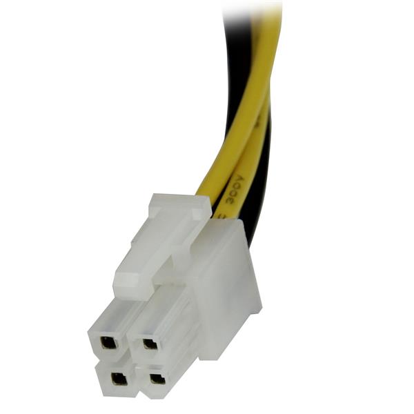 Adaptateur Câble Alimentation ATX 4-Pin Vers 8-Pin (4+4) - 29 Cm - 18AWG - Pour CPU