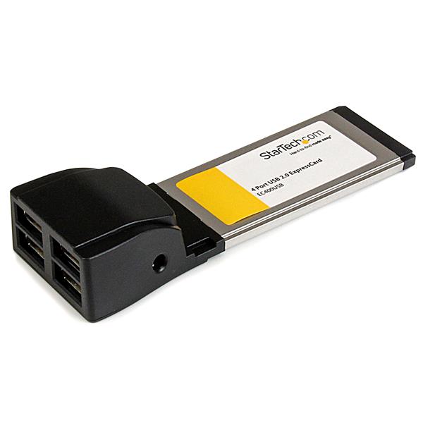 Large Image for 4 Port ExpressCard Laptop USB 2.0 Adapter Card