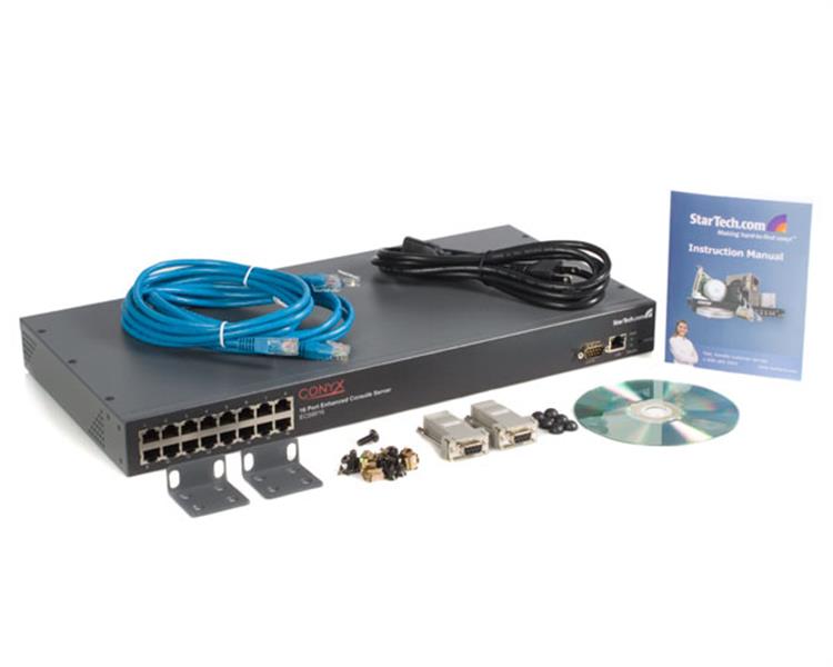 16 Port Enhanced RS232 Serial Console Server