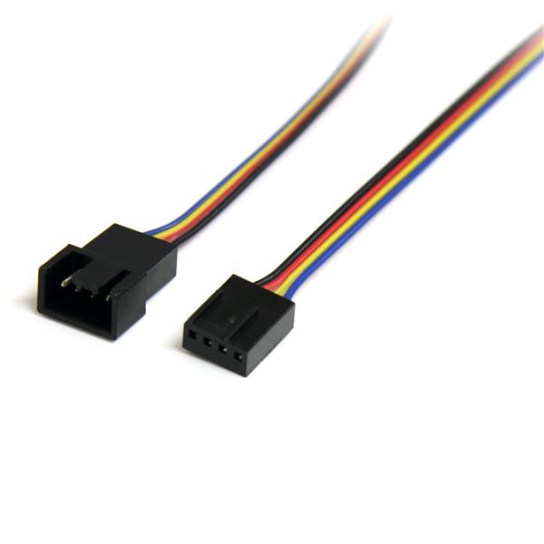4-Pin Fan Power Extension Cable - 1ft | StarTech.com
