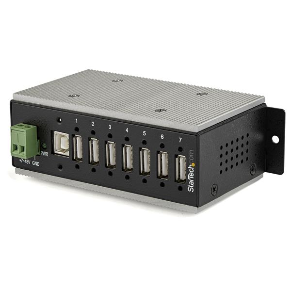 ESD and Surge Protection DIN Rail or StarTech 10 Port Industrial USB 3.0 Hub