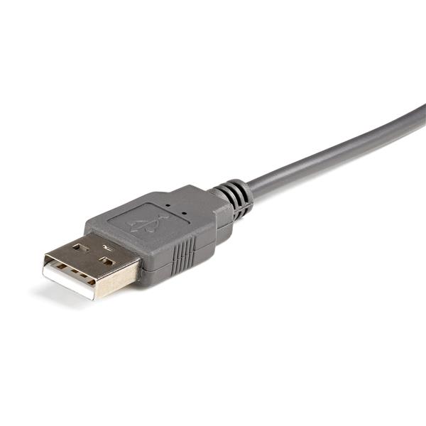 25 Parallel Adapter Connector USB 2.0 to Serial DB 9 Pin RS232 Cable