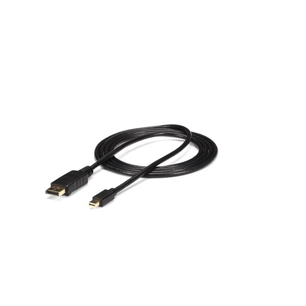 DisplayPort 4k with HBR2 Support Mini DP to DP Cable StarTech.com MDP2DPMM3MW 3m 10 ft White Mini DisplayPort to DisplayPort 1.2 Adapter Cable M//M