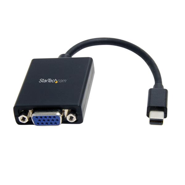 StarTech.com Mini DisplayPort to VGA Adapter 1080p Thunderbolt to VGA Monitor Adapter Mini DP to VGA DisplayPort 1.2