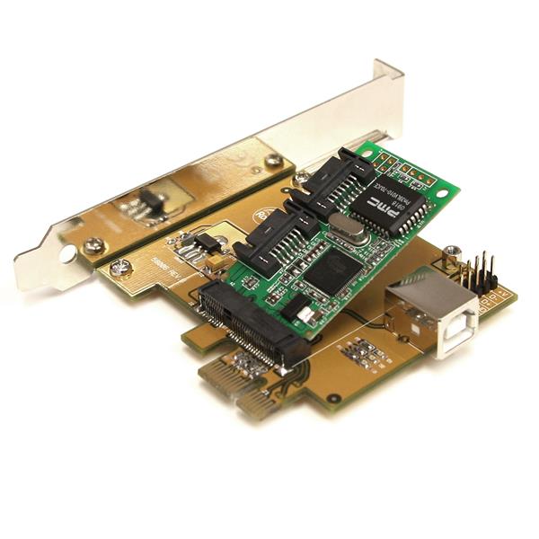 PCI Express to Mini PCI Express Adapter Card - PCIe to Mini PCIe ...