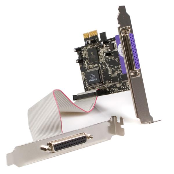 2 Port PCI Express Parallel Adapter Card EPP/ECP