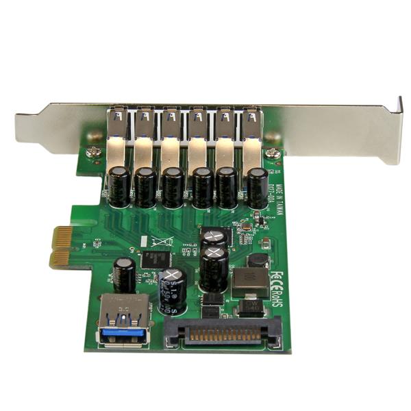 7 Port Pci Express Usb 3 0 Card Standard And Low Profile Design