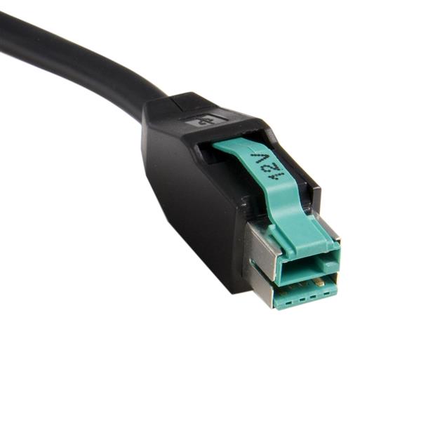 Powered USB Cable - 12V To M Barrel+USB | 12ft | StarTech.com Europe