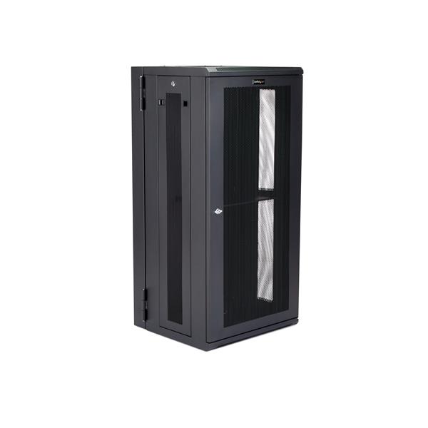 26u wall-mount server rack cabinet - 20 in. deep - hinged