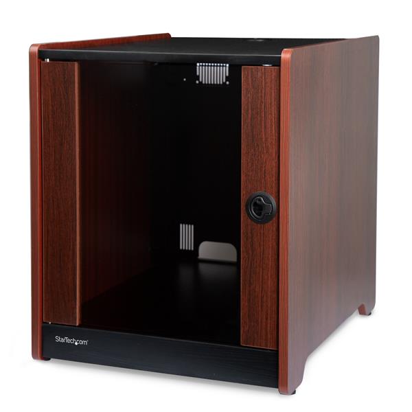 server cabinet with wood finish - 12u | server racks & cabinets