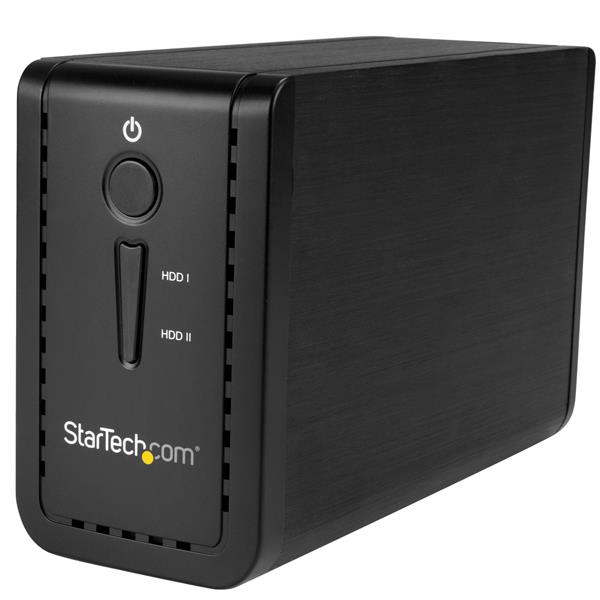 Startech.Com Box Esterno a Doppio Alloggiamento Disco Rigido da 2.5 10 Gbps a Sata USB 3.1 