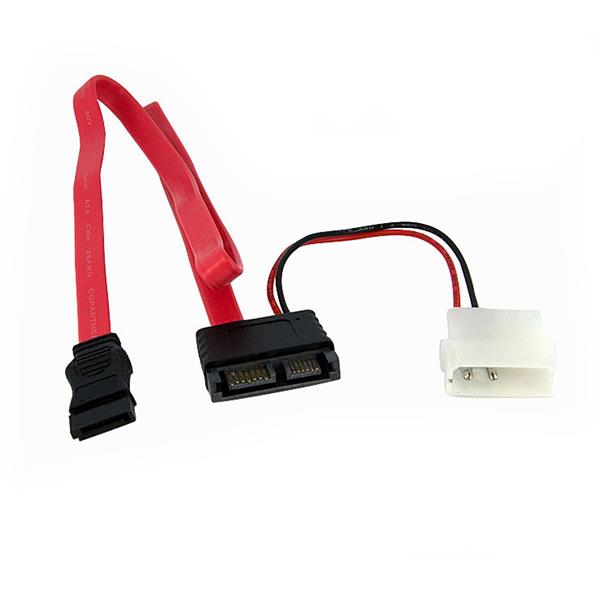 slimline-sata-to-sata-adapter-with-lp4-power-male-slimline-sata-to