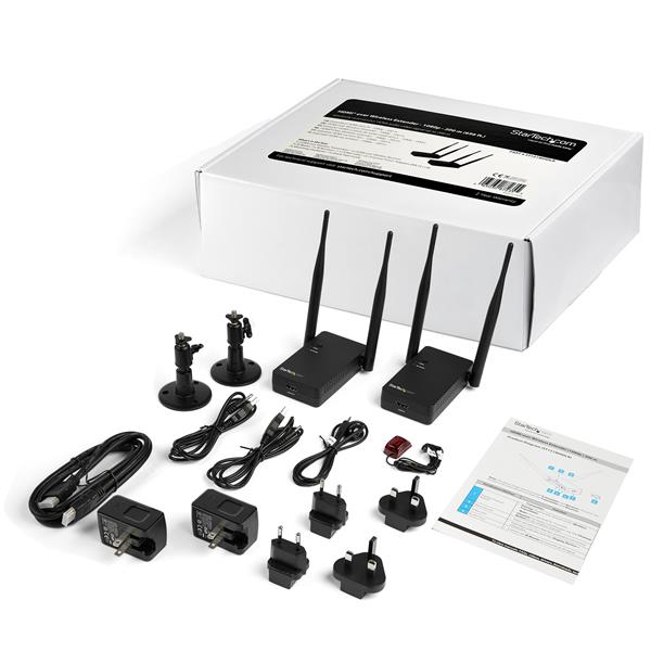 Wireless HDMI Transmitter And Receiver Kit 656 Ft 1080p StarTech wireless-hdmi-transmitter-and-receiver-kit-656-ft-1080p-startech