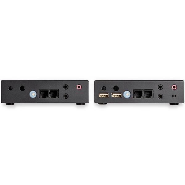 STARTECH.COM Extender Console KVM DVI USB con Connessione Seriale e Audio Via Fibra MM 2km