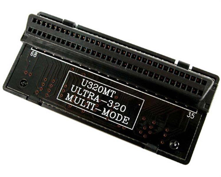 Internal U320 HPDB68 Female SCSI Terminator LVD/SE