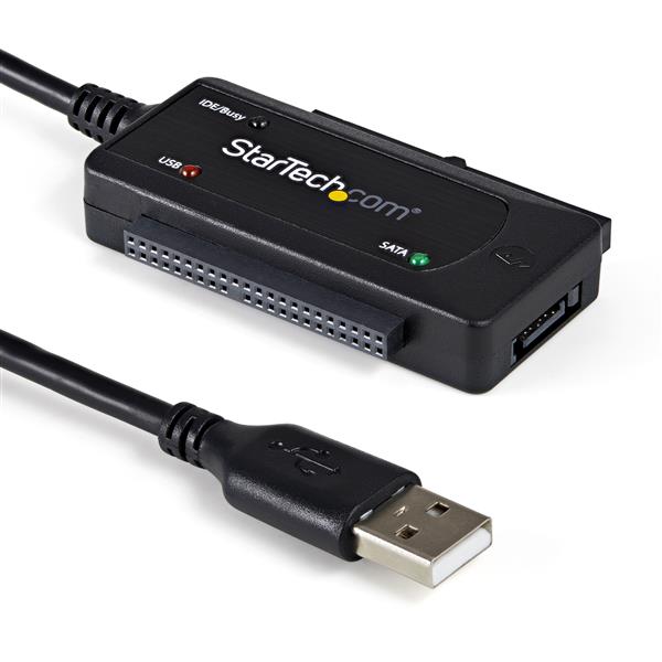 USB 2.0 to SATA IDE Adapter | Drive Adapters and Converters | StarTech.com