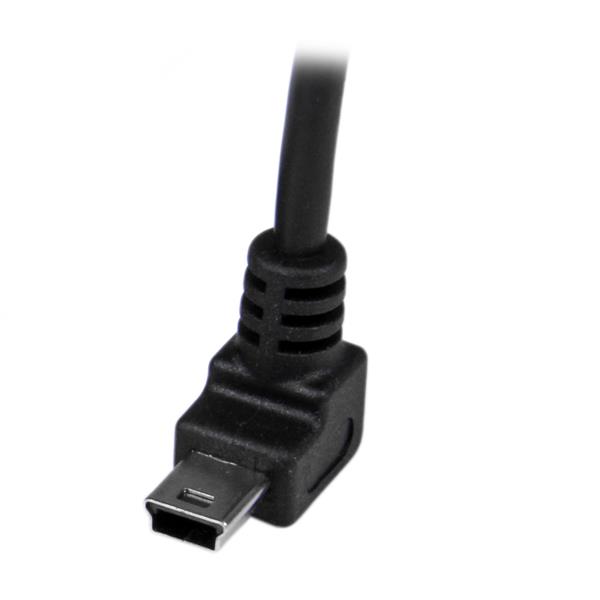 0.5m USB to Up Angle Mini USB Cable | USB 2.0 Cables | StarTech.com