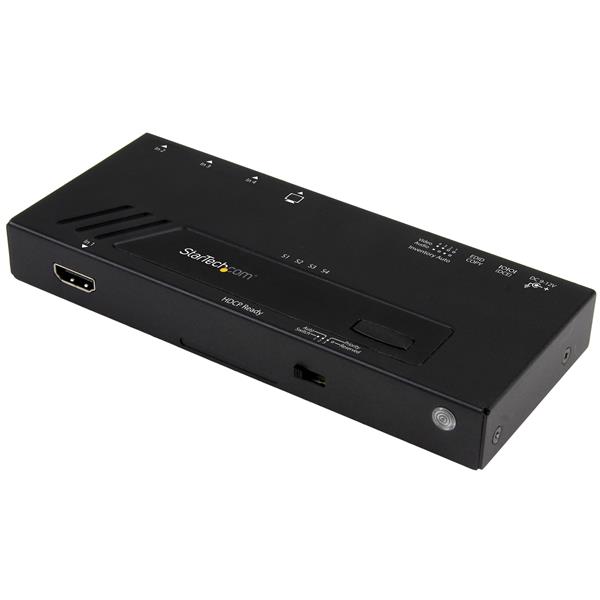 Commutateur HDMI 2x1-4K 30Hz VS221HD4K StarTech.com Switch vid/éo HDMI automatique /à 2 ports avec bo/îtier en aluminium et support MHL