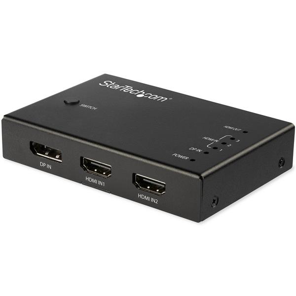4k 30 Hz 4 x 1 HDMI Switch Box STARTECH.COM Switch Commutatore Automatico a 4 Porte HDMI con Case in Alluminio e Supporto MHL 