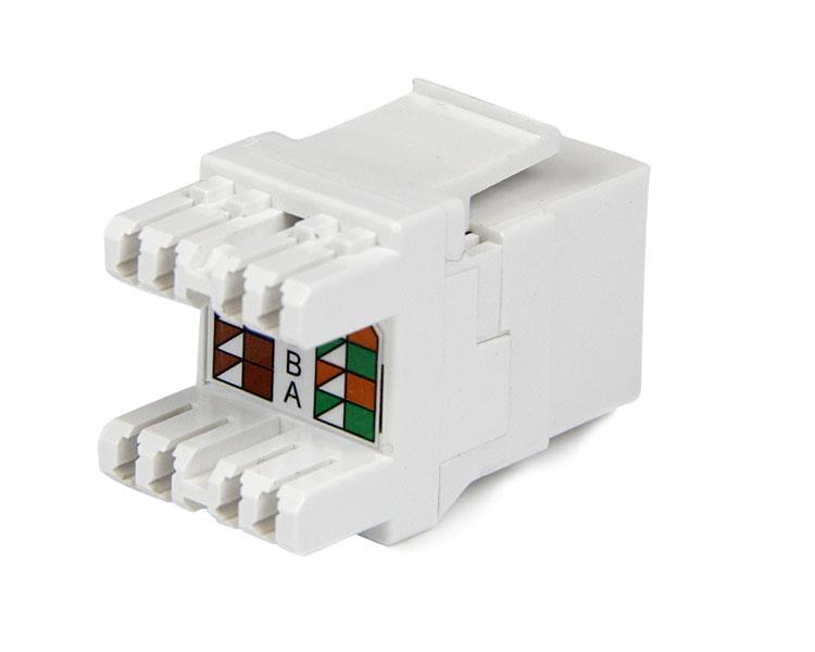 Cat6 Keystone | RJ45 | Ethernet |180-degree – 110 type | StarTech.com