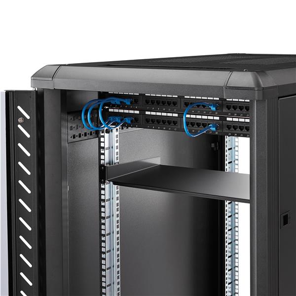 1U Server Rack Shelf - 10 in. | StarTech.com