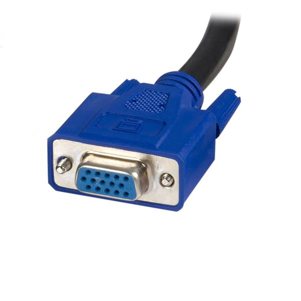 6 ft 2-in-1 USB KVM Cable | VGA – USB KVM Switch Cables | StarTech.com