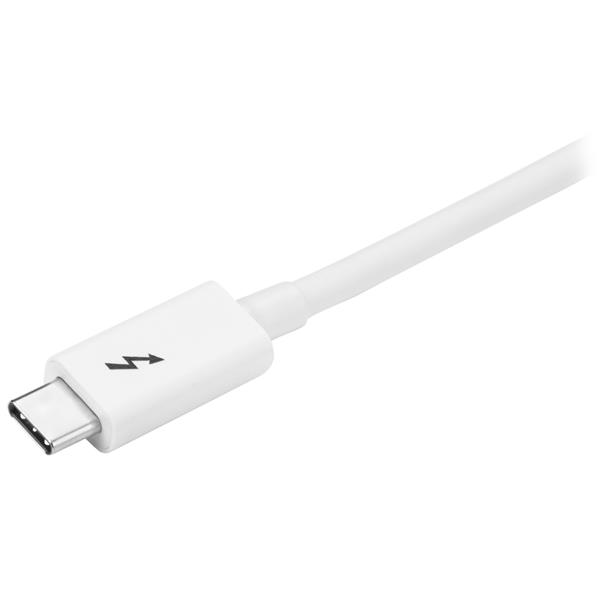 Thunderbolt 3 Cable 20Gbps 2m White Thunderbolt Cables