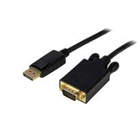 Active Displayport to VGA Cable - 6ft, Black | DisplayPort Converters