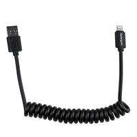 coiled lightning cable