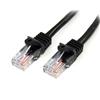 Snagless Cat5e Patch Cable (UTP) - Black