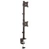 Desk-Mount Dual Monitor Mount - Vertical - Steel