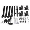 Thumbnail 3 for Desk-Mount Quad-Monitor Arm - Articulating - Heavy Duty Steel