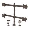 Thumbnail 1 for Desk-Mount Quad-Monitor Arm - Articulating - Heavy Duty Steel