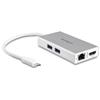 USB-C Multiport Adapter with 4K HDMI - 2x USB-A Ports - 60W PD - Silver and White
