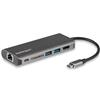 USB-C Multiport Adapter - SD Card Reader - Power Delivery - 4K HDMI - GbE - 2x USB 3.0