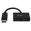 Travel A/V Adapter: 2-in-1 DisplayPort to HDMI or VGA