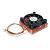 1U 60x10mm Socket 7/370 CPU Cooler Fan w/ Copper Heatsink & TX3