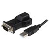 1 Port USB to RS232 DB9 Serial Adapter with Detachable 6ft USB A to B Cable