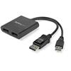 DisplayPort to DisplayPort Multi-Monitor Splitter - 2-Port MST Hub