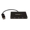 DisplayPort to DisplayPort Multi-Monitor Splitter - 4-Port MST Hub